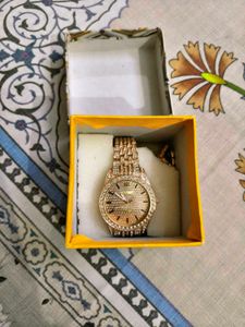 Sparkling Rose Gold Watch