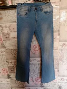 Light Wash Flare Jeans