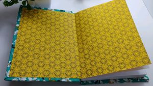 Beautiful Fabric Covered Handmade Diary