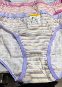 Striped Cotton Panties (Set of 3)