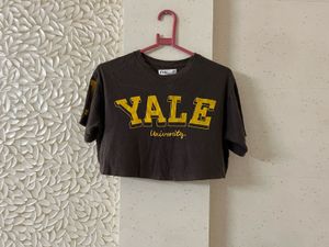 Yale University Cropped Tee