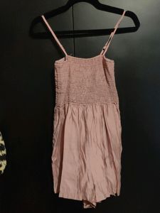 Pink Playsuit And Shirt Set