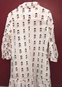 ✨🤍White Printed Tunic Top🤍✨