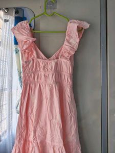 pink maxi dress