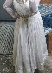 Elegant Ethnic White Gown