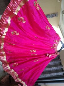 Vibrant Pink Embroidered Lehenga