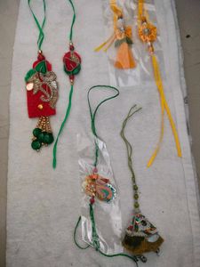 3 Pair Rakhi for Bhaiya and Bhabhi
