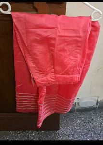 Beautiful Coral Kurta with pant and dupatta