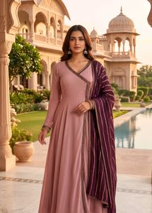 Elegant Pink Kurta Set with Dupatta
