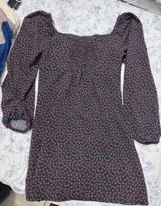 Chic Printed Mini Dress
