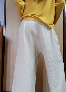Cream linen pants 🍦