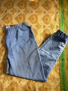 Light Wash Denim Joggers Fixed price