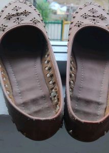 Embroidered Flat Sandals