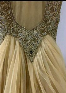 Frontier Gold Embellished Princess Gown