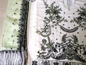 PAKISTANI SemistitchedSuit Embroidered Sequin Work
