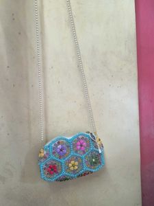 Boho Beaded Clutch Bag