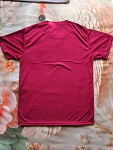 Men's Red Graphic T-Shirt