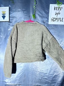 Cozy  camel Fleece Pullover