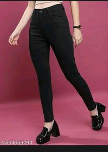 Stylish High-Waisted Jeans combo blue and bl
