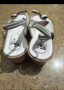 Chic White Bow Sandals