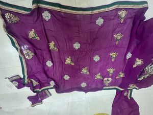 Elegant Embroidered Saree