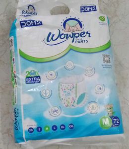 Wowper Fresh Pants Diapers M (72 pcs)