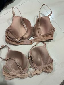 🤎 Zivame Nude Everyday Bra | Set of 2