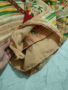 Elegant Peach Patterned Dupatta
