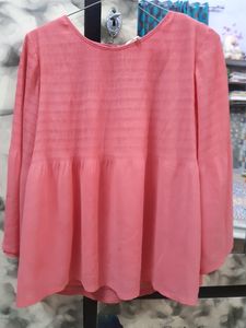 Price Drop AND frill Top Pure GEORGETTE