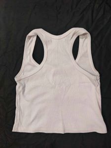 Ribbed Button-Up Tank Top
