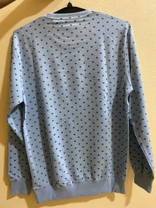 Duke New Men's Blue Polka Dot Sweatshirt