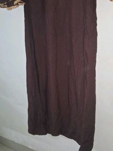 Elegant Brown Ruffle Sleeve Dress🤎