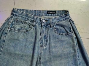 S-BIN JEANS VINTAGE LIGHT WASH WIDE LEG BARREL JEA
