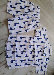 Giraffe Print Shirt Bottom Set