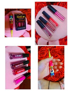 4 Combo Mate lipstick With Mehendi Cone For Long L