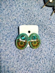 Boho Hoop &amp; Dangle Earrings Set Combo