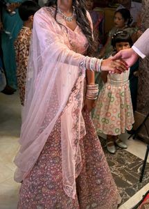 Pink Beautiful Bridal lehenga