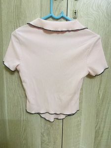 Savana Cute Pink Cropped Top