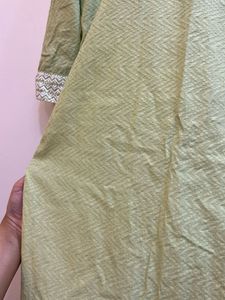 Light Green Embroidered Kurta