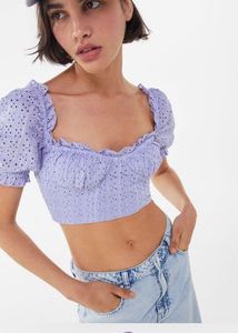 Bershka Lavender Top