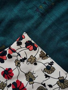 Floral Print full length skirt for woman