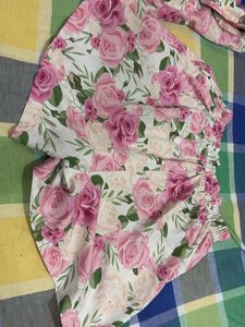 Floral Print Kurta Set