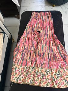Embroidered Kurta with Mirror Work