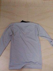 Men's Grey and Black T-Shirt