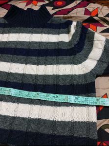 Unisex Classic Striped Winter Knit Sweater