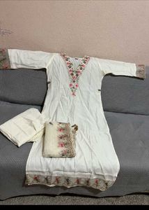 Elegant Embroidered Kurta Set