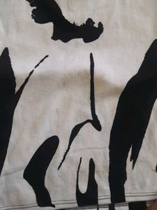 Abstract Print Long Sleeve Top