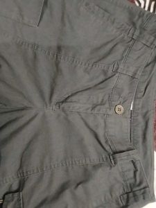 Grey Cargo Pants