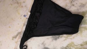 Classic Black String Bikini Bottoms
