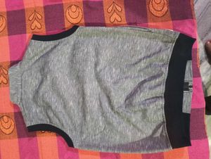 My lucky charm Men's Grey Sleeveless Jacket